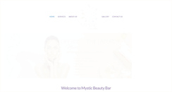 Desktop Screenshot of mysticbeautybar.com