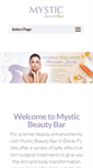 Mobile Screenshot of mysticbeautybar.com